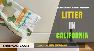 Is Biodegradable Waste Litter in California? Legal Insights Explained