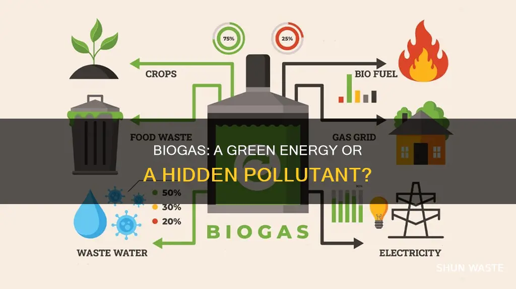 is biogas cause pollution