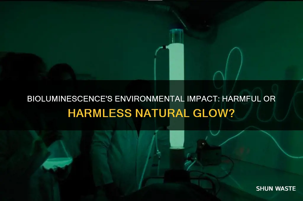 is bioluminescence bad for the environment