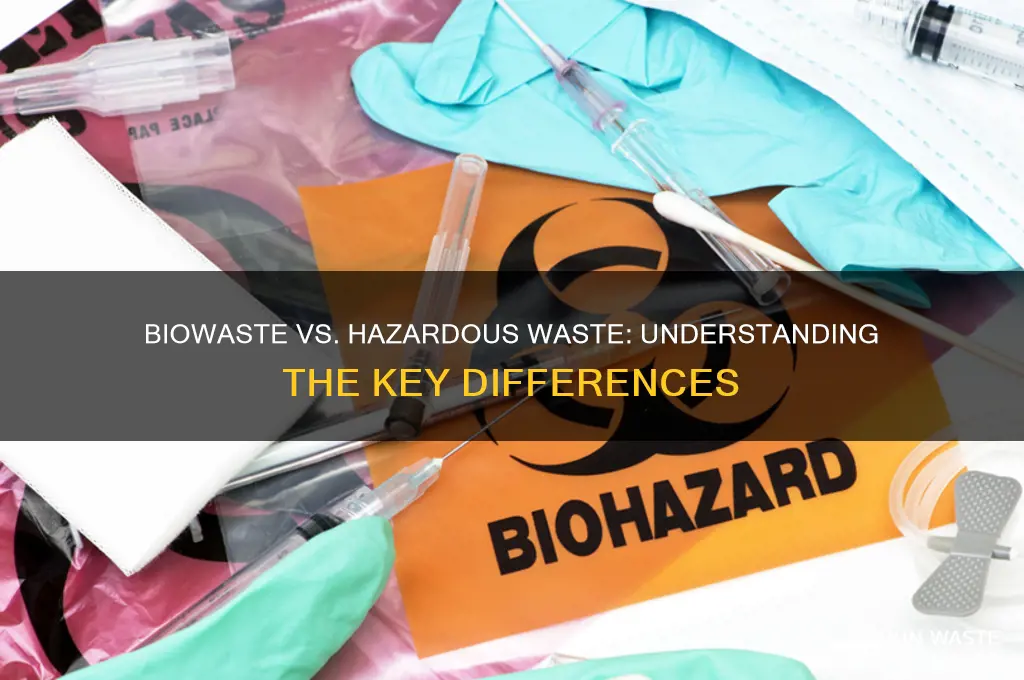 is biowasted and hazarous waste the same thing