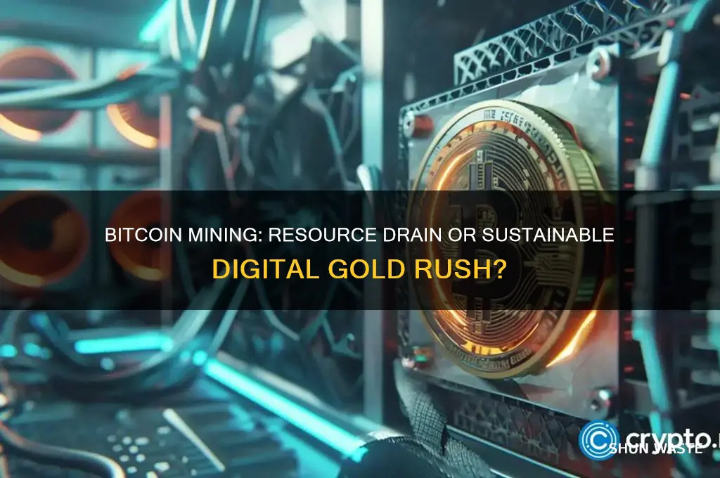 is bitcoin mining a waste of resources