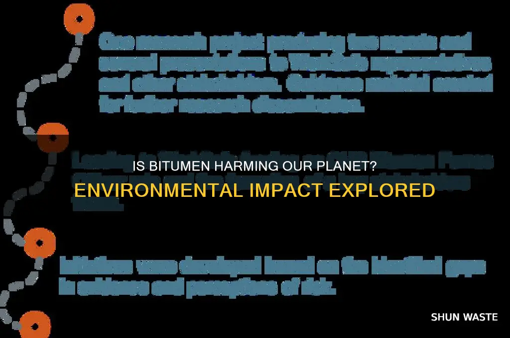 is bitumen bad for the environment