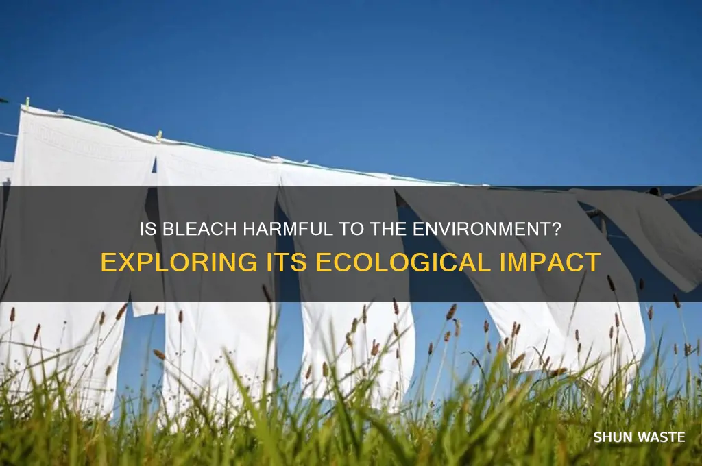is bleach bad for environment