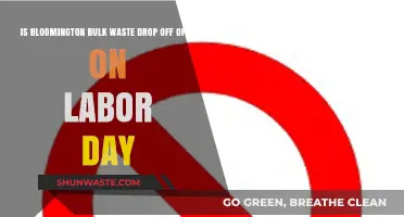 Bloomington Bulk Waste Drop-Off Labor Day Hours: Open or Closed?