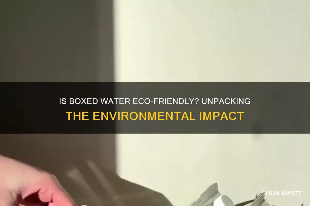 is boxed water actually good for the environment