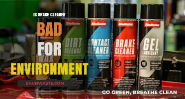Brake Cleaner's Environmental Impact: Harmful Effects and Eco-Friendly Alternatives