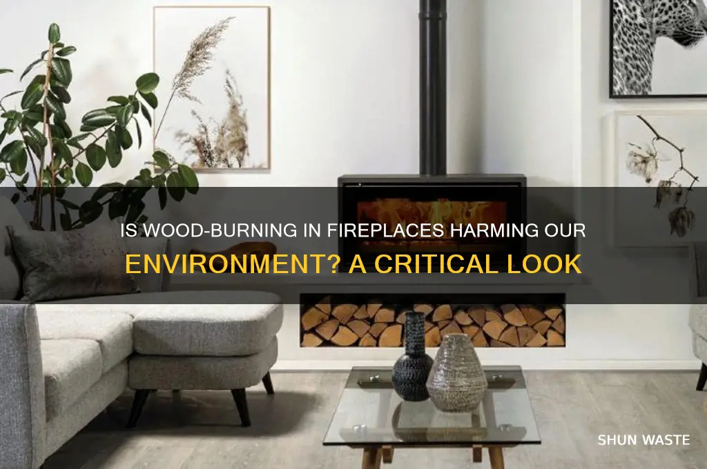 is burning wood in a fireplace bad for the environment