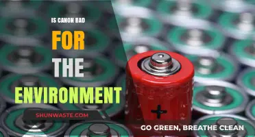 Canon's Environmental Impact: Sustainable Practices or Harmful Production?