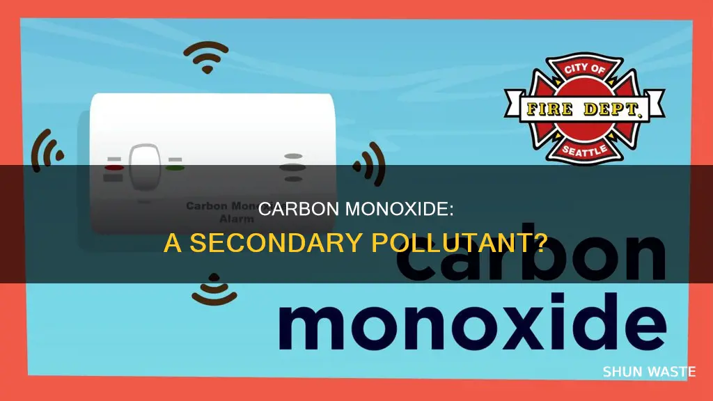 is carbon monoxide a secondary pollutant