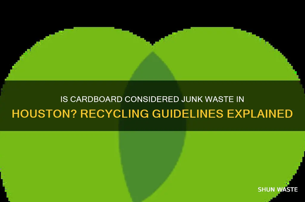 is cardboard box considered as junk waste houston