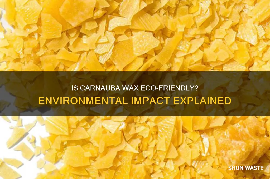 is carnauba wax bad for the environment