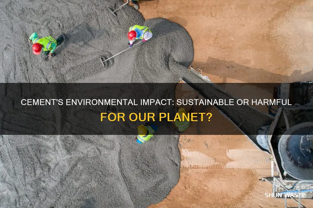 is cement good for the environment