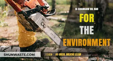 Chainsaw Oil's Environmental Impact: Harmful or Harmless for Ecosystems?