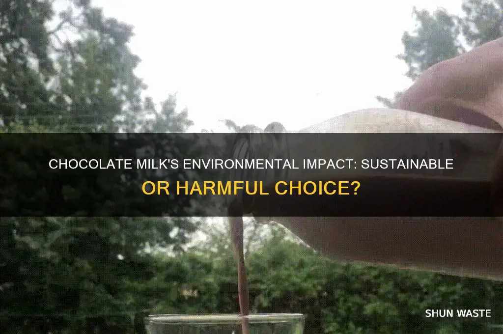 is chocolate milk bad for the environment