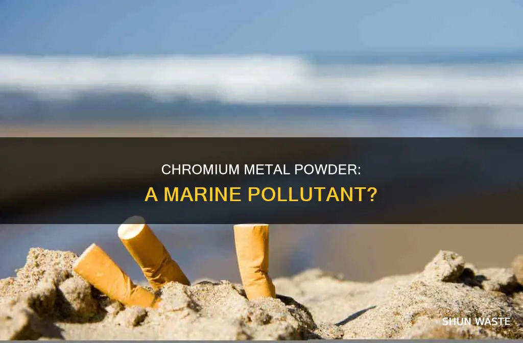 is chromium metal powder a marine pollutant