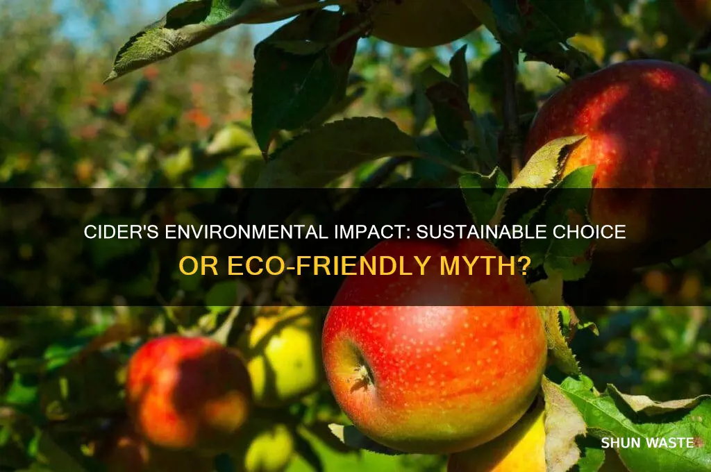 is cider bad for the environment