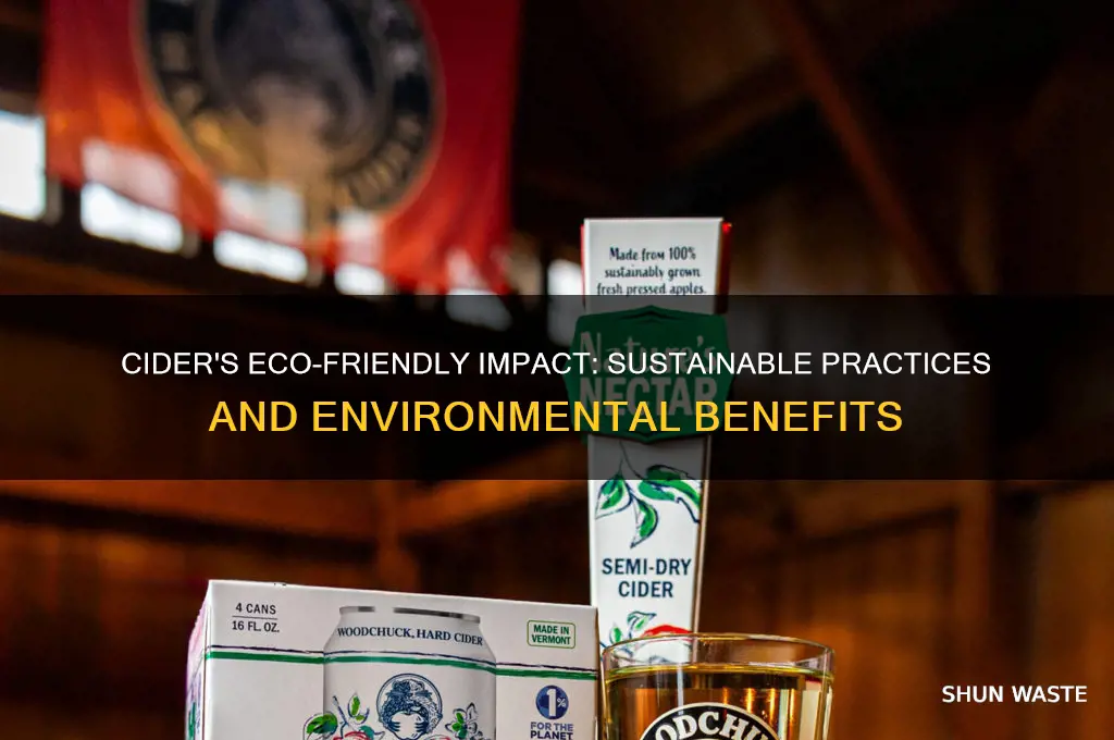 is cider good for the environment