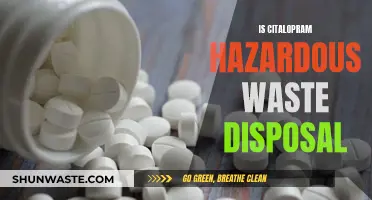 The Hidden Dangers of Citalopram Disposal: A Hazardous Waste Concern