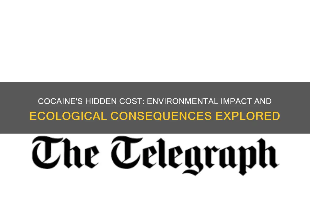 is cocaine bad for the environment