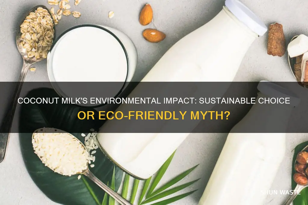 is coconut milk bad for environment