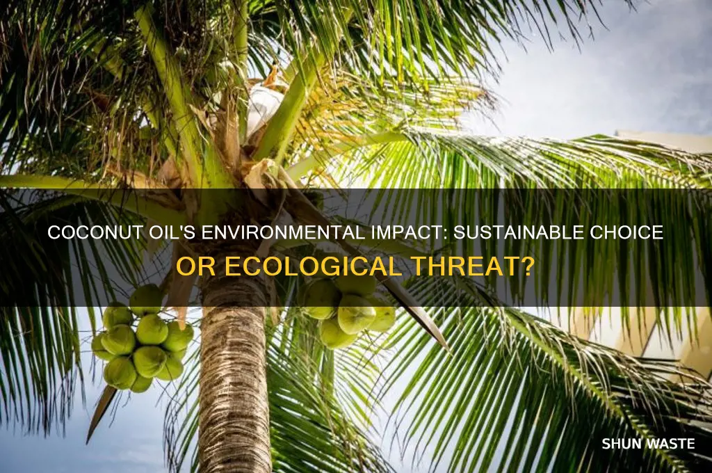 is coconut oil bad for environment