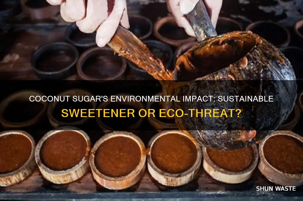 is coconut sugar bad for the environment