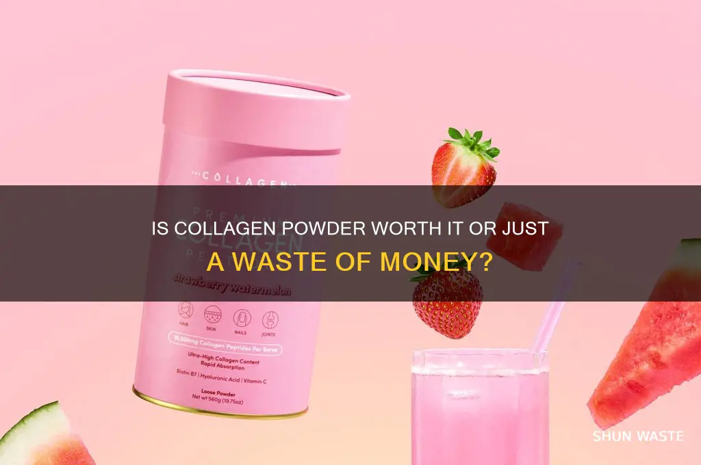 is collagen powder a waste of money
