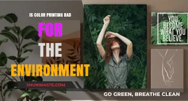 Is Color Printing Harming Our Planet? Environmental Impact Explored