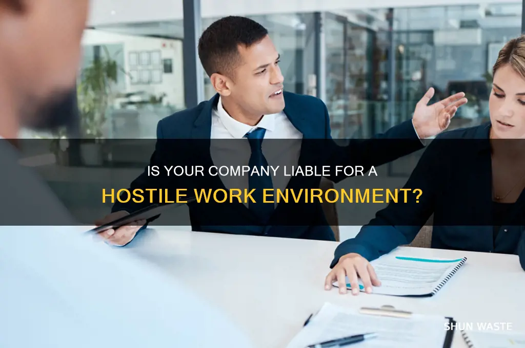 is company liable for hostile work environment