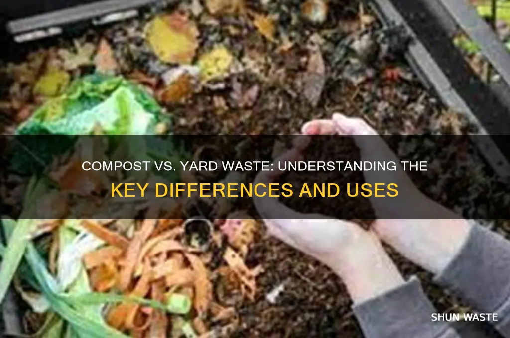 is compost and yard waste the same