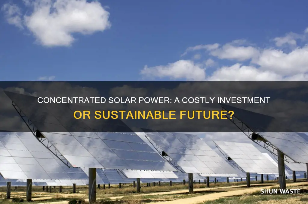 is concentrated solar power a waste of money