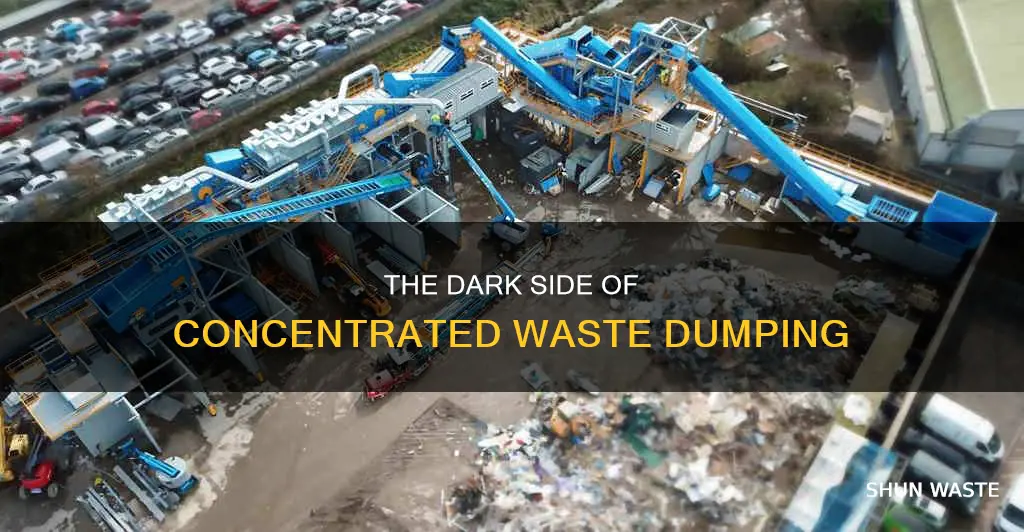 is concentrated waste dumping pollution