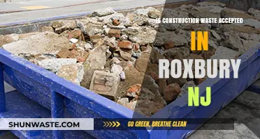 Roxbury NJ Construction Waste Disposal: Accepted or Not?