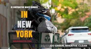 Is Contractor Waste Burned in New York? Exploring Disposal Practices