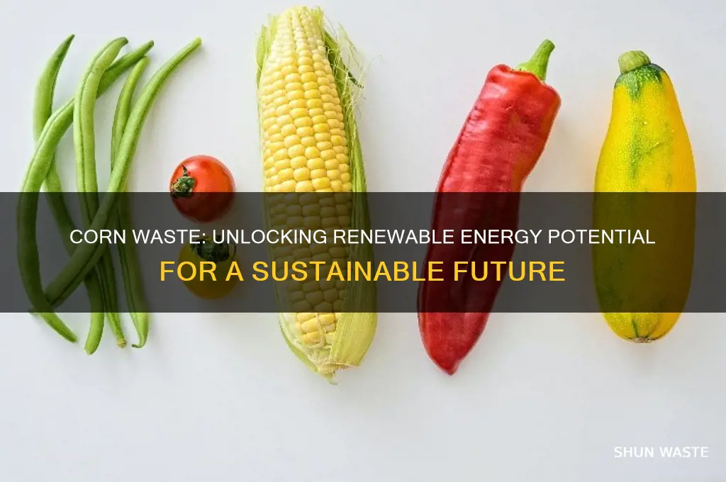 is corn waste a source of renewable energy