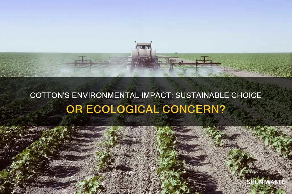 is cotton good for environment