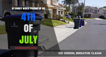 County Waste Collection Schedule: Will They Pick Up on July 4th?