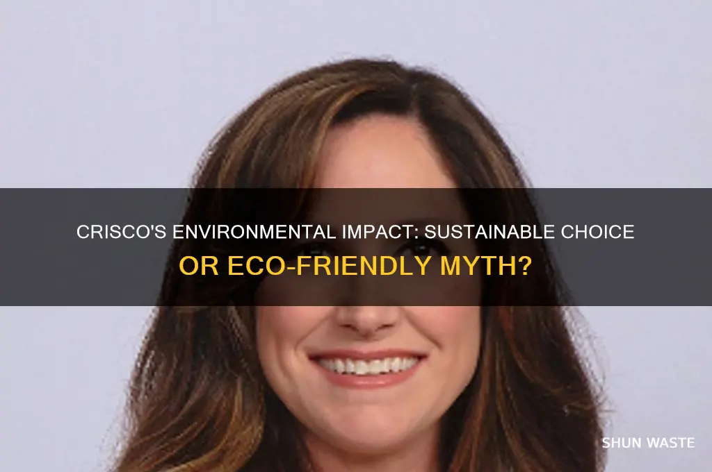 is crisco good for the environment