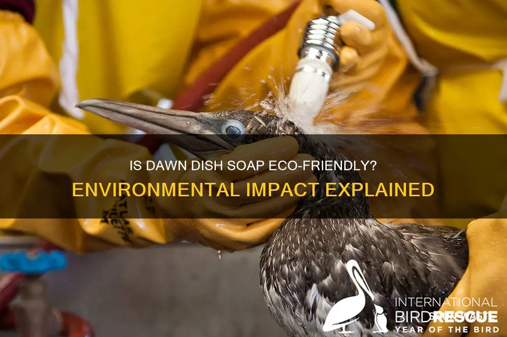 is dawn dish soap bad for the environment