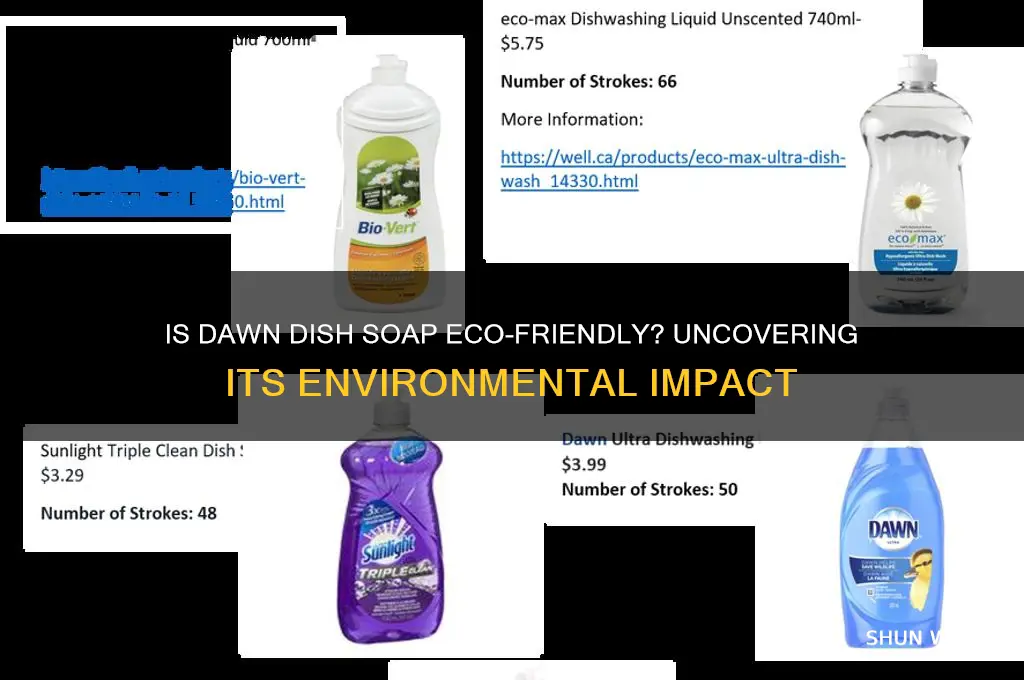 is dawn dish soap good for the environment