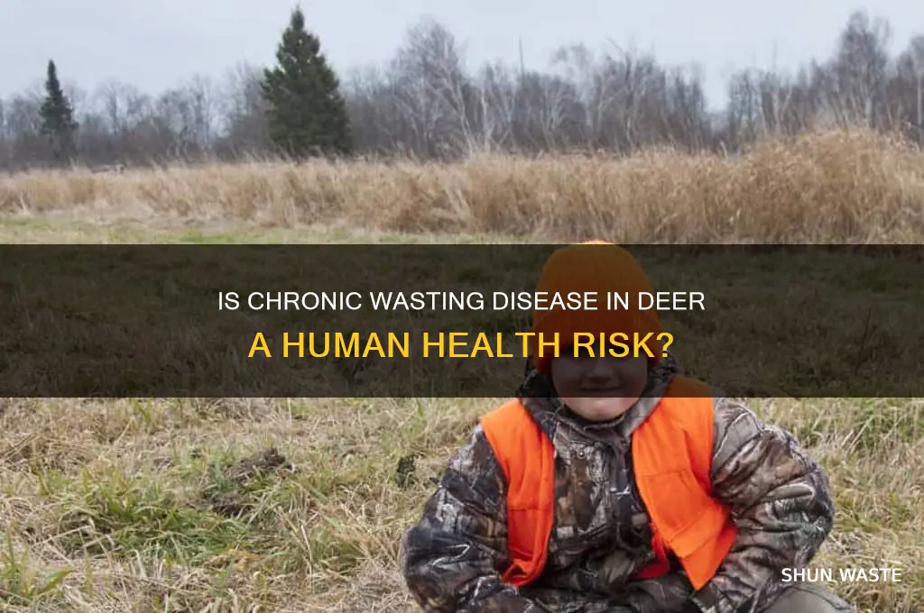 is deer chronic wasting disease contagious to humans