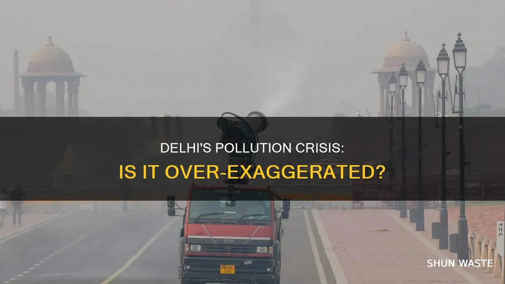 is delhi pollution hyped