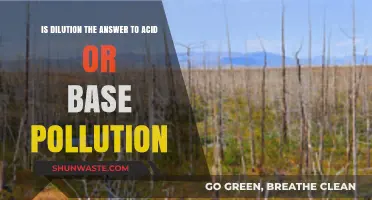 Dilution: A Solution to Acid and Base Pollution?