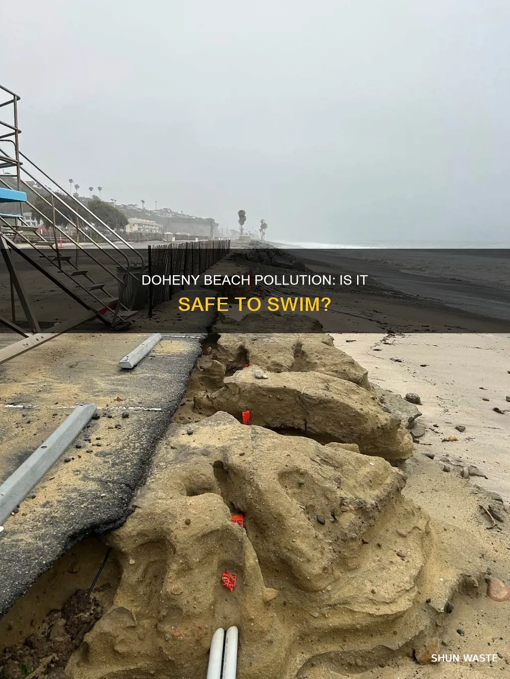 is doheny beach polluted
