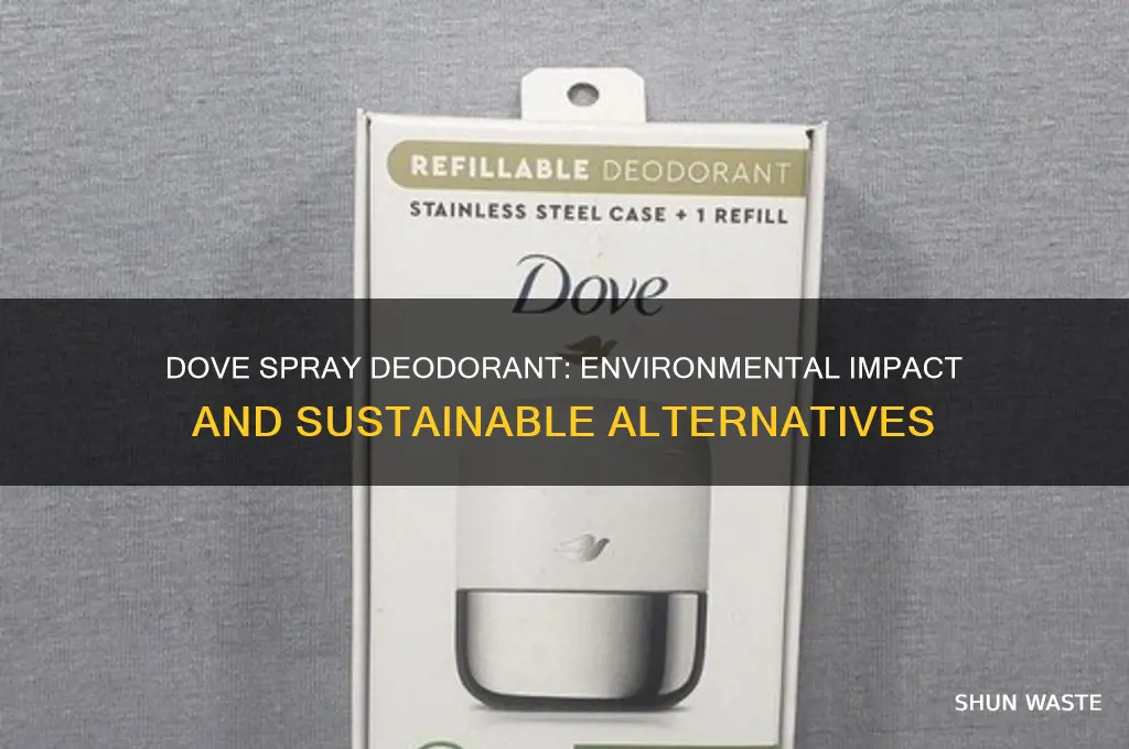is dove spray deodorant bad for the environment