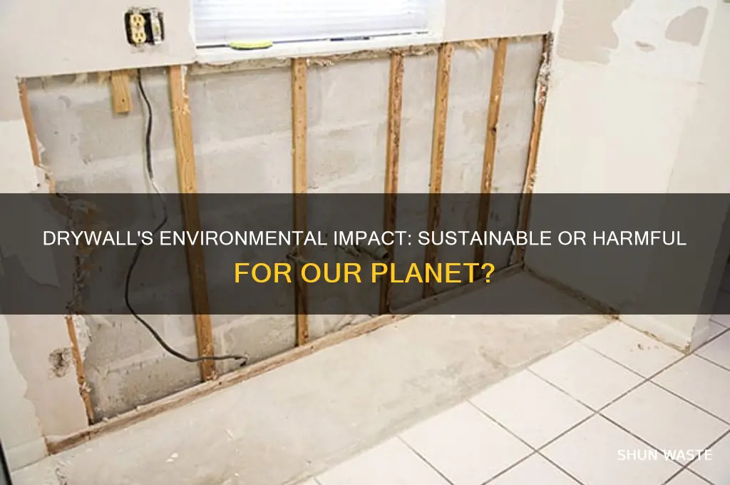 is drywall bad for the environment