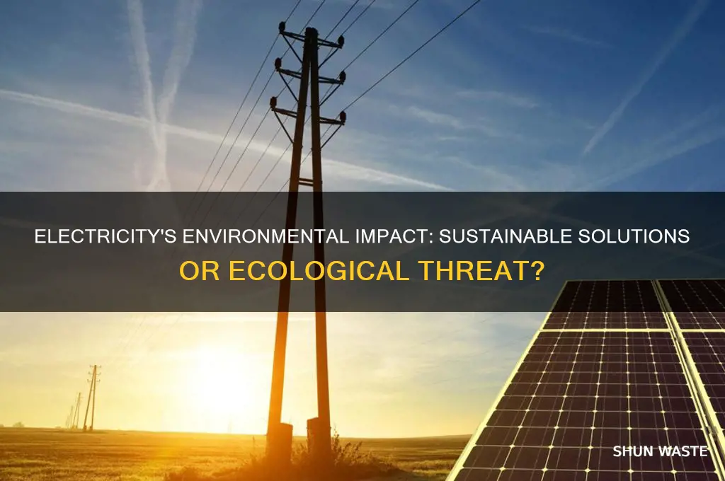 is electricity bad for the environment