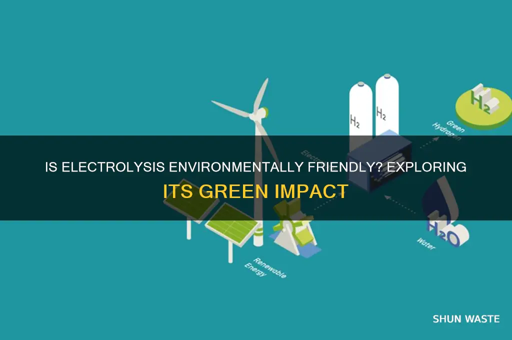 is electrolysis bad for the environment