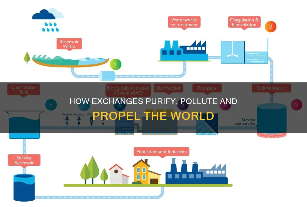 is exchange purify pollute and propel
