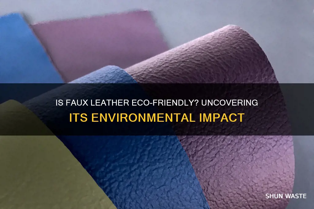 is faux leather bad for environment